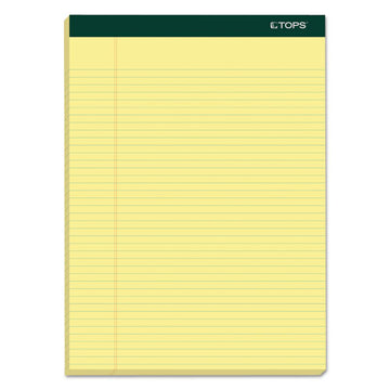 TOPS™ Double Docket Ruled Pads, Narrow Rule, 100 Canary-yellow 8.5 X 11.75 Sheets, 6-pack freeshipping - TVN Wholesale